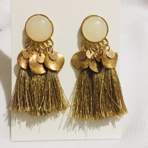 H&M Gold Thread Earrings